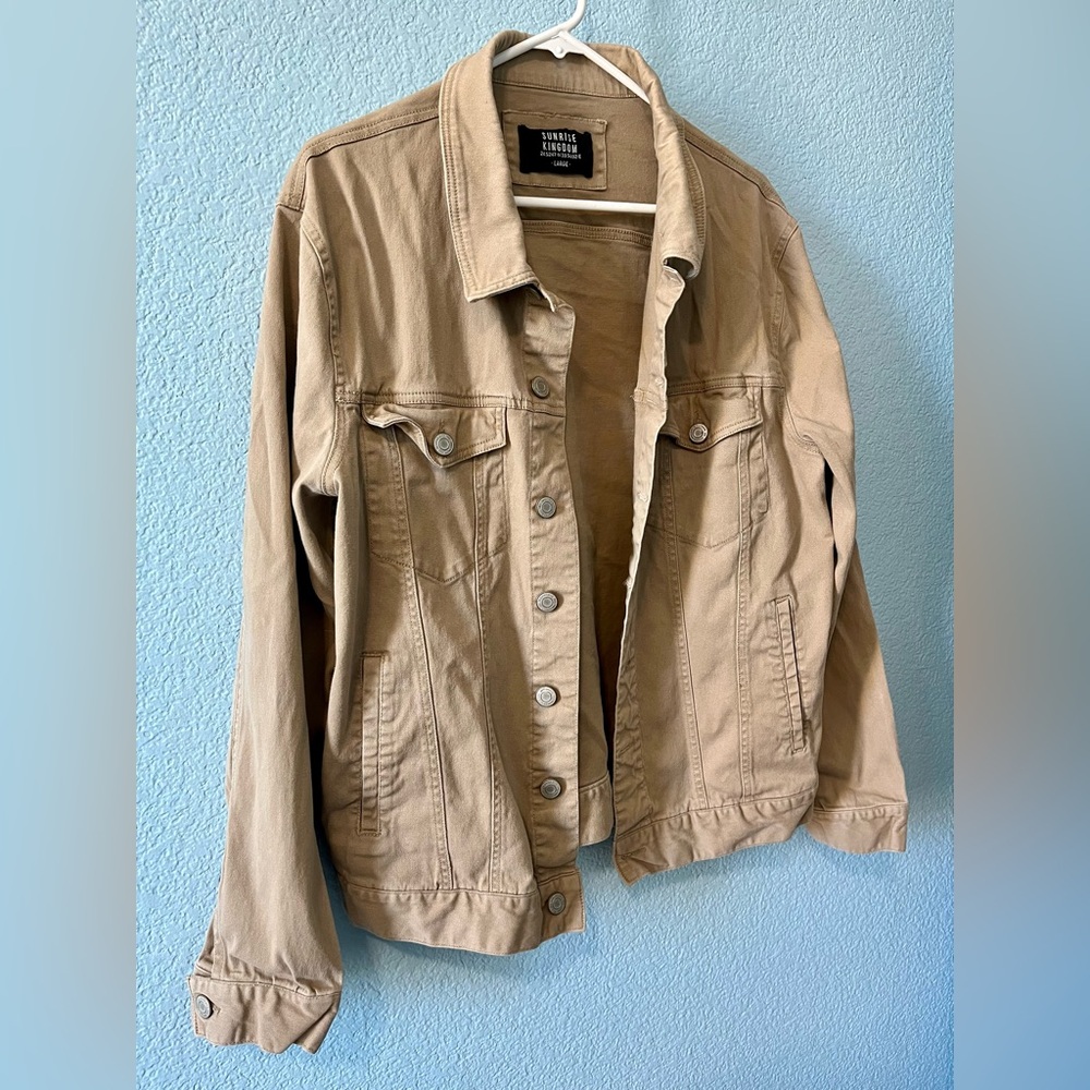Men’s Casual Jacket size L - Tan